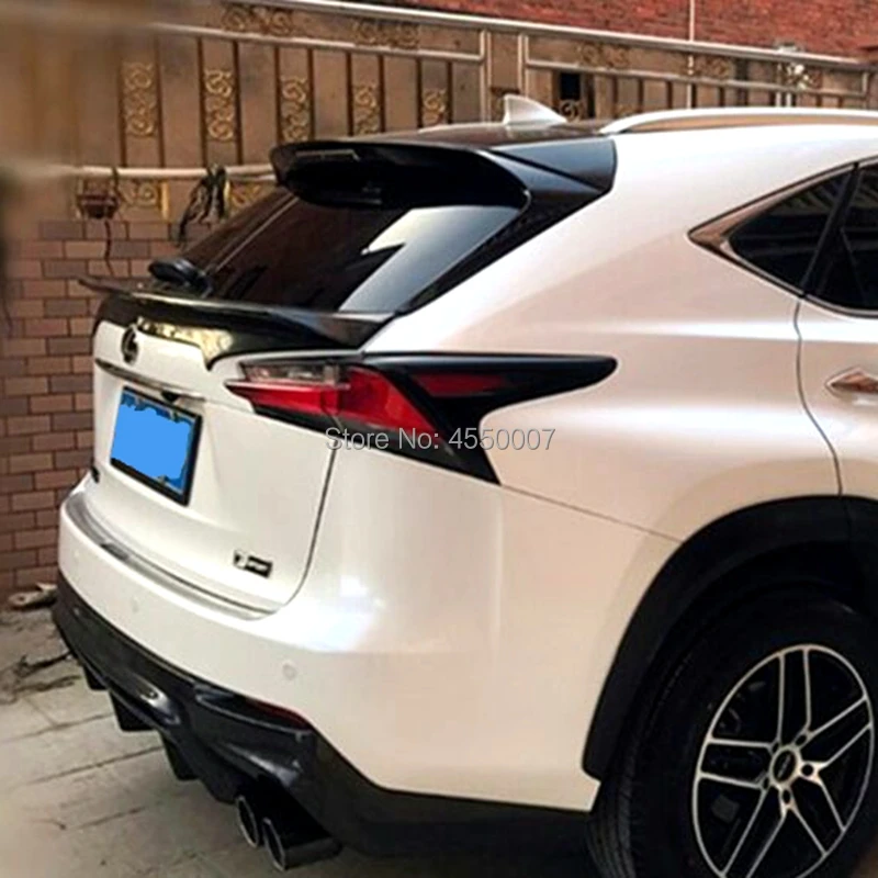 Для lexus NX200 NX200T NX300 спойлер высокого качества ABS Материал заднее крыло автомобиля задний спойлер для LEXUS NX