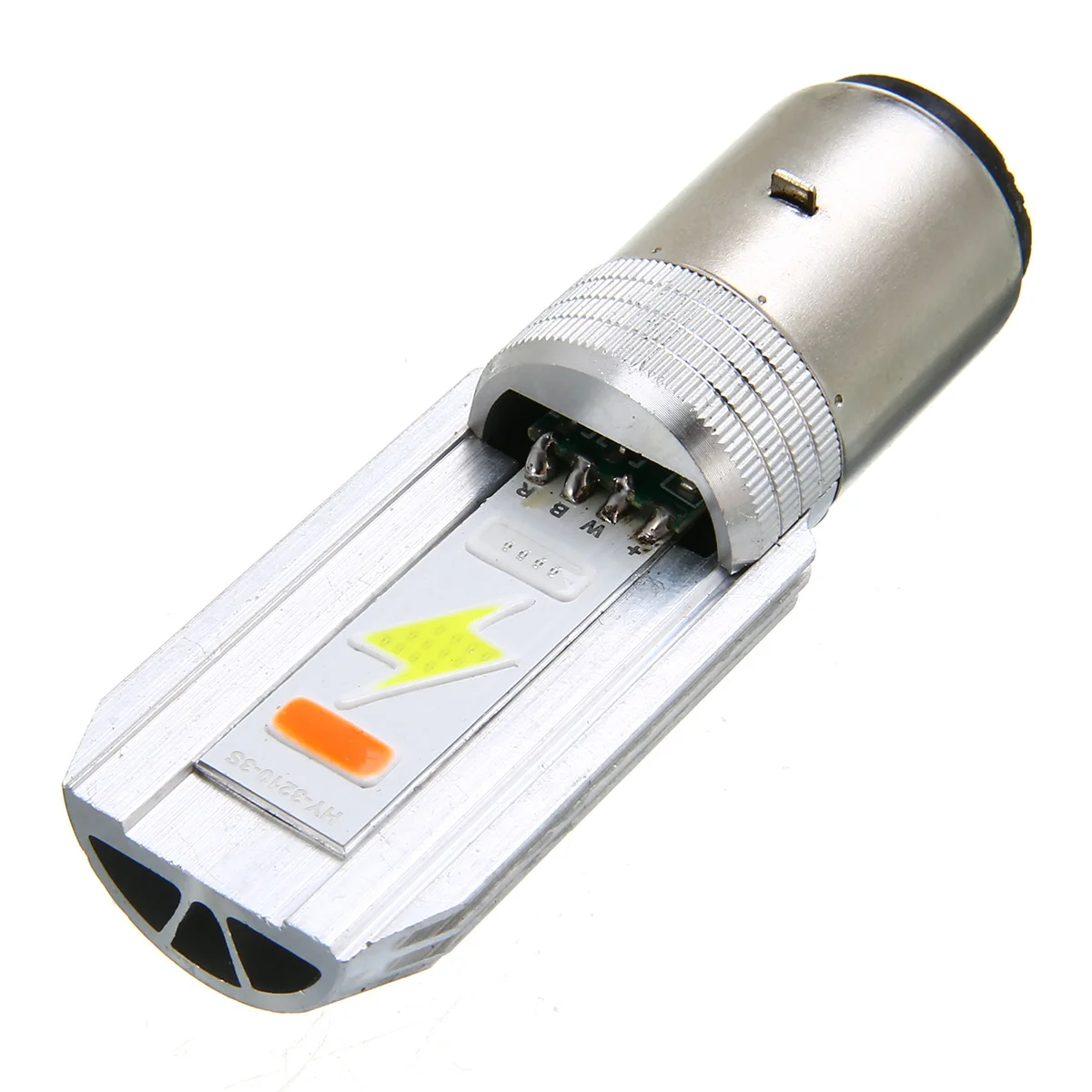 

1X Motorcycle Headlight BA20D H6 LED High/Low Beam Motorbike Front Light Bulb DC 12-24V 3 Colors White/Red/Blue Lamp New