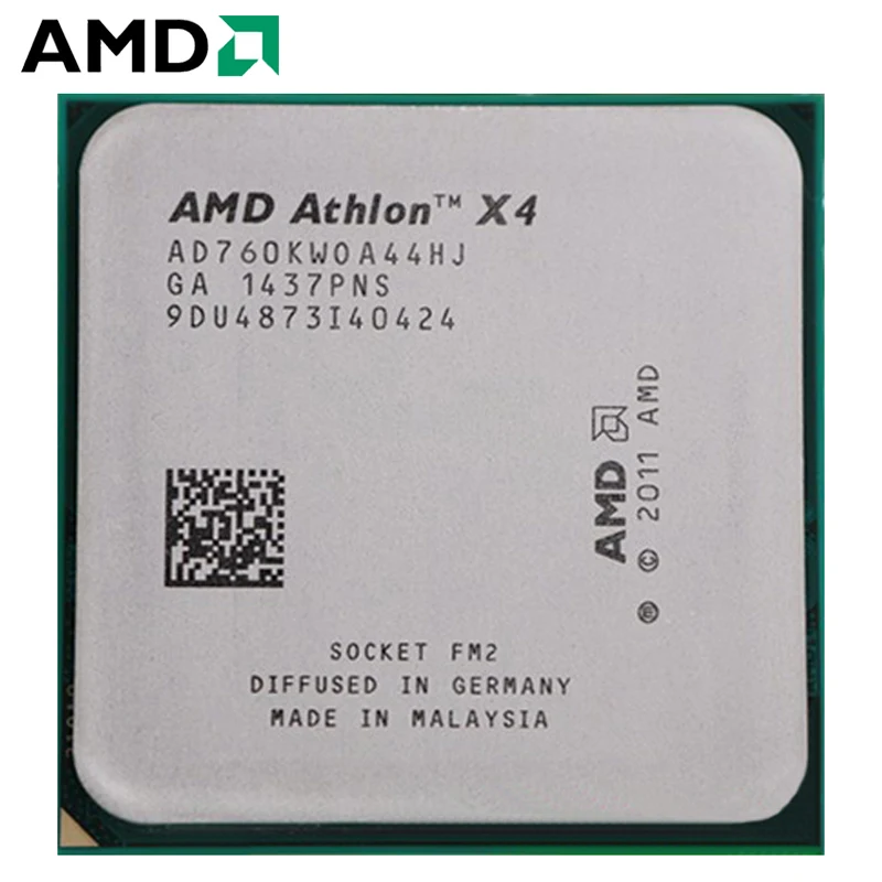 Процессор AMD Athlon II X4 760K Socket FM2 100 Вт 3,8 ГГц 904-pin четырехъядерный процессор настольный процессор X4 760k Socket fm2