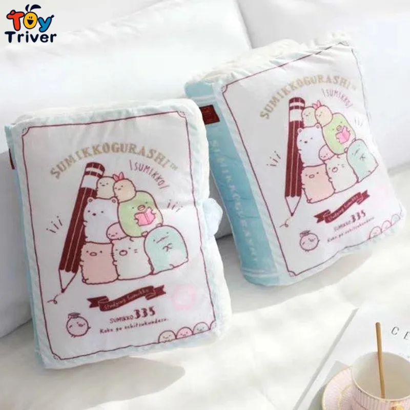 Японская анимационная кукла Sumikko Gurashi угловая биоплюшевая игрушка San X подушка для