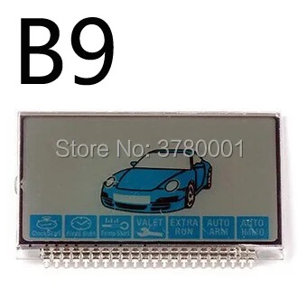

Wholesale B9 LCD Display For Russian Version Two way Car Alarm System Starline B9 lcd Remote Controller Keychain Key Fob