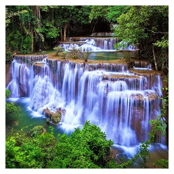 

Full Square/Round Drill 5D DIY Diamond Painting "waterfall scenic" 3D Embroidery Cross Stitch 5D Rhinestone Home Decor Gift