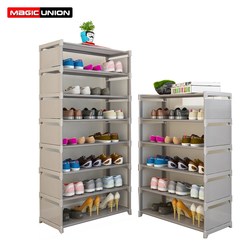 

Magic Union Household Dustpoof Shoe Rack Simple Multi-layer Assembly Shoes Shelf Dormitory Space Storage Rack Shoes Cabinet