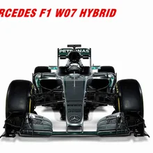 Новинка 1:18 Bburago литье под давлением Mercedes F1 W07 гибридная Металлическая Модель автомобиля игрушки вентиляторы Ограниченная серия автомобиля гамилтон Росберг