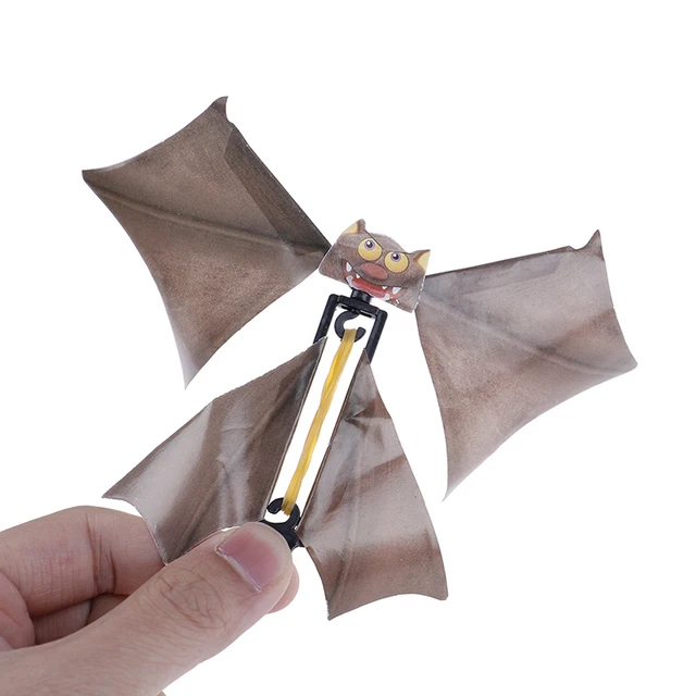 Children Adult Magic Flying Bat Flutter Card Prank Flying Paper Bats