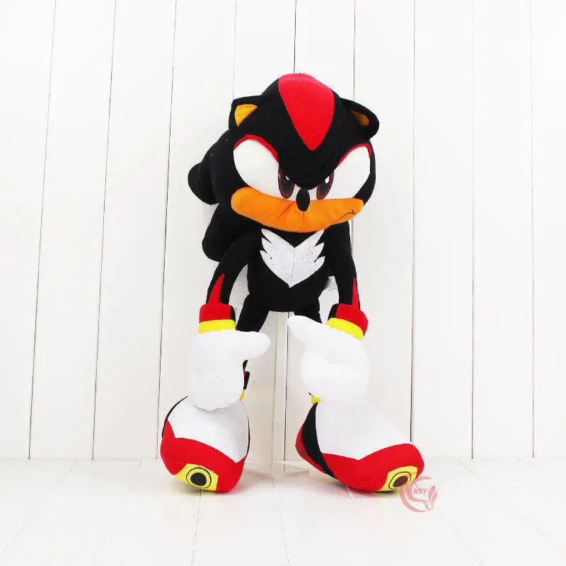 

Children toys Shadow Sonic Figure JAPAN Hedgehog Stuffed Plush PP cotton inside DOLL 19" / 46cm