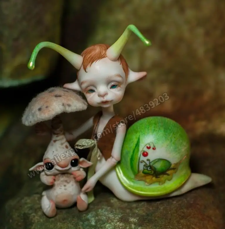Bjd 1/8 boneca Ларри пекало Каракол Лифт|Куклы| |