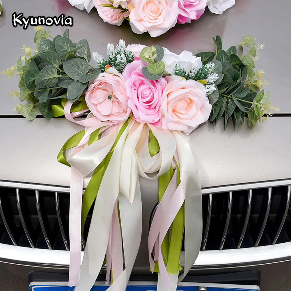 Свадебный автомобильный аксессуар Kyunovia искусственное украшение на крышу
