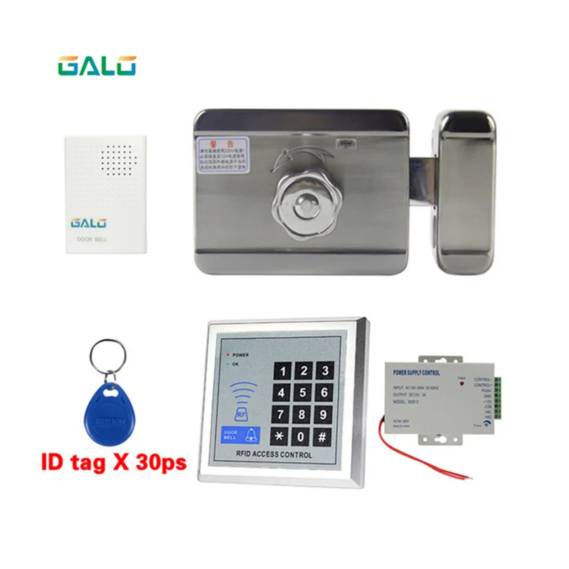 

Home family use 12V DC Electronic Lock Electric Motor Lock Mute Door Lock For Access Control System Single-sided Key