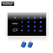 Keypad Alarm-System K16 433mhz KERUI RFID Wireless Touch for PSTN GSM ASK Burglar