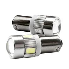 1 шт. T11 T4W 233 BA9S 5630 5730 SMD 6 светодиодный гирлянда для внутреннего купола лампочки Стоянкы Автомобилей Автомобиля светильник двери лампы 12V белого и синего цвета цвет красный, желтый зеленый