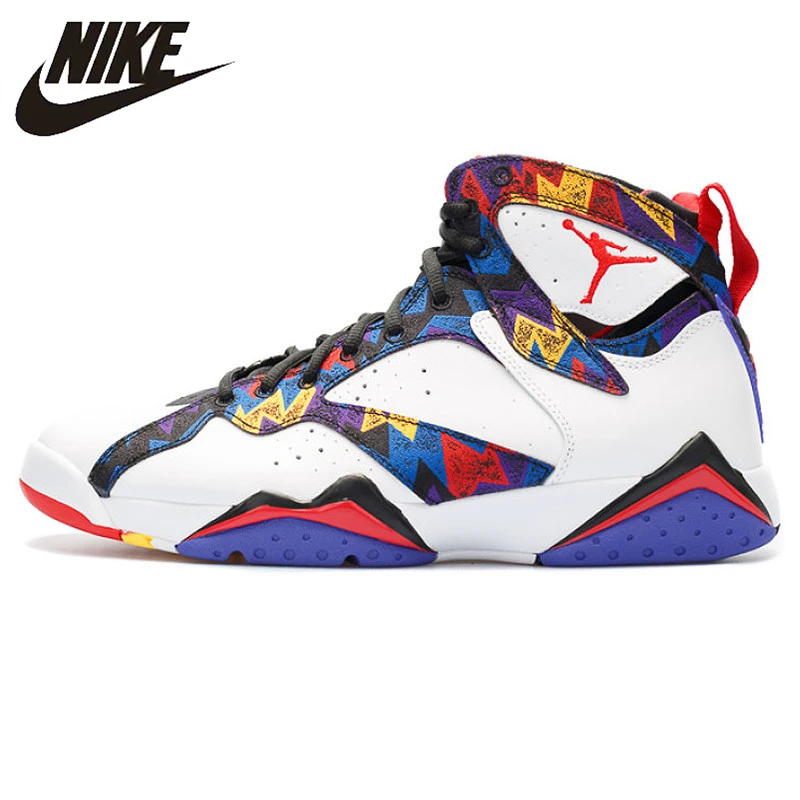 

Nike Air Jordan 7 Retro "Sweater" Men's Basketball Shoes Sneakers, Original Outdoor Comfort Sports Shoes 304775 142
