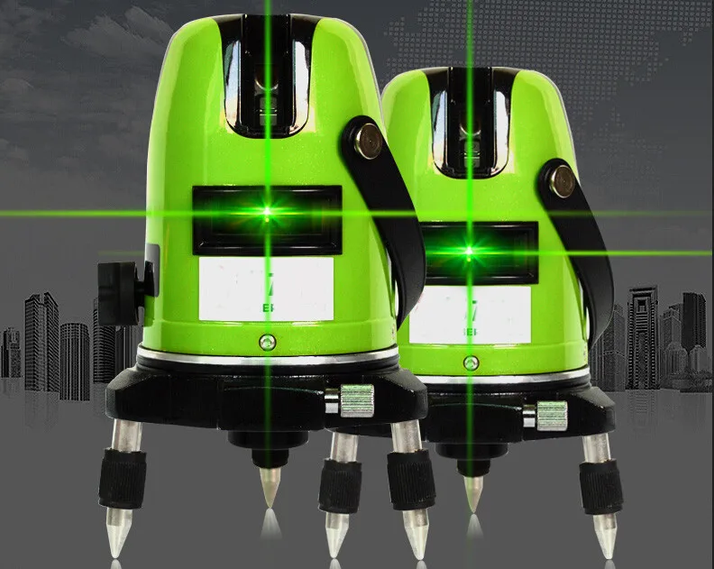 Зеленый лазерный многофункциональный лазерный перекрестный вращающийся самонивелирующийся зеленый лазерный уровень 360 Вращение