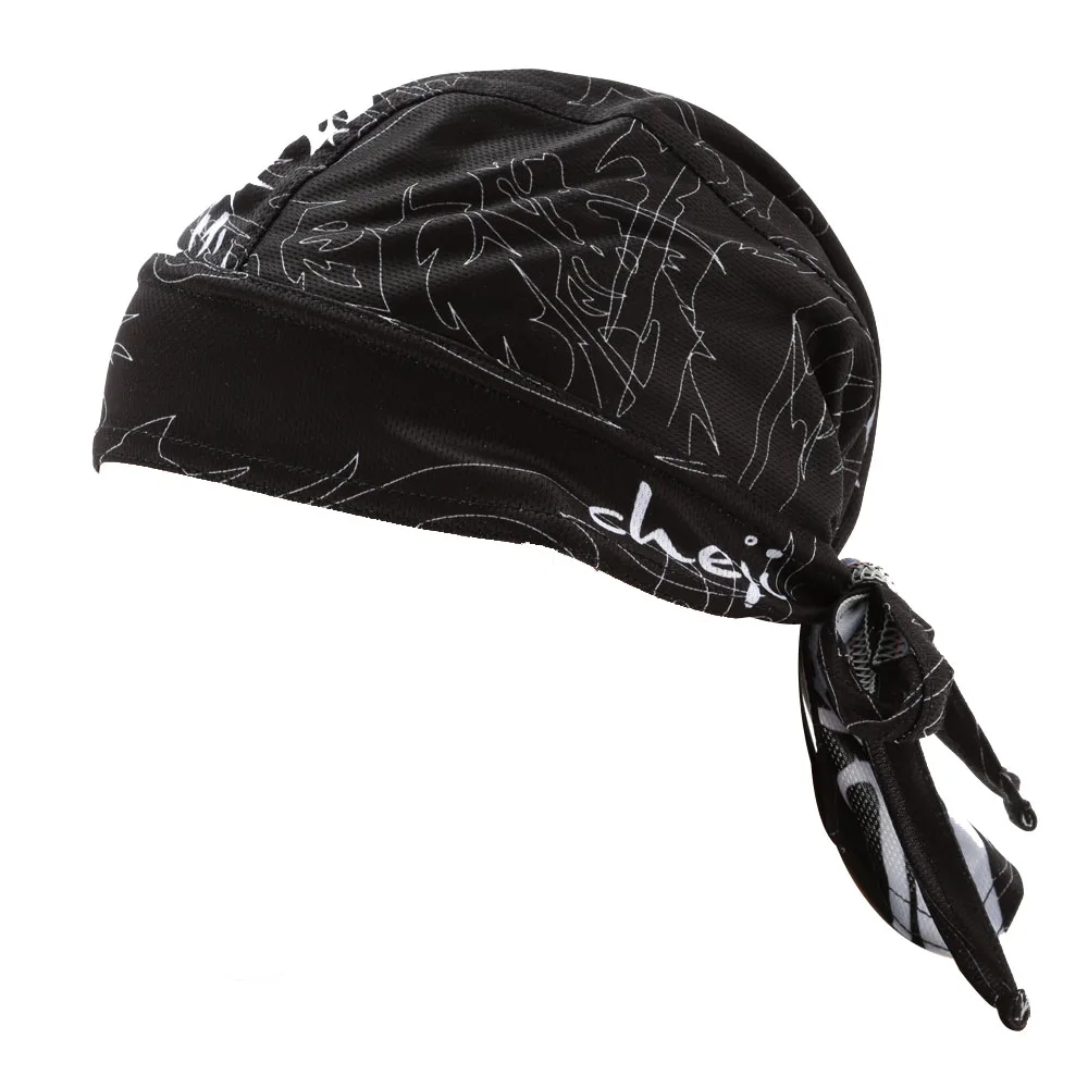 

Men Black Outdoor Sports Bicycle Breathable Hat Quick-dry Bike Cycling Headscarf Pirate Scarf Headband