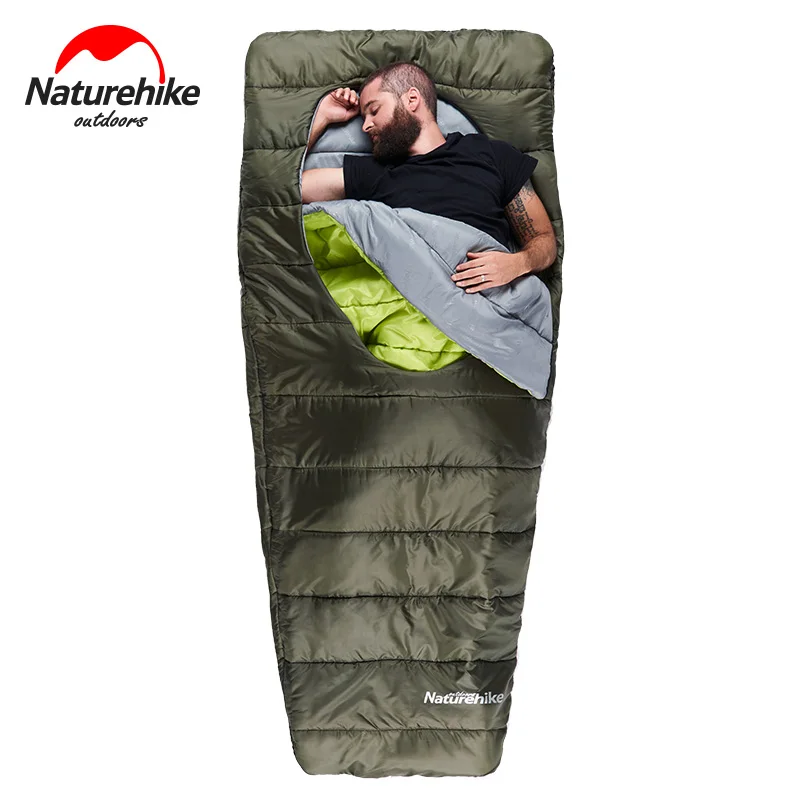 

NatureHike Ultralight Sleeping Bag Cotton Lazy Bag For Hiking Camping Traveling NH17N003-T have 2sizes for choose