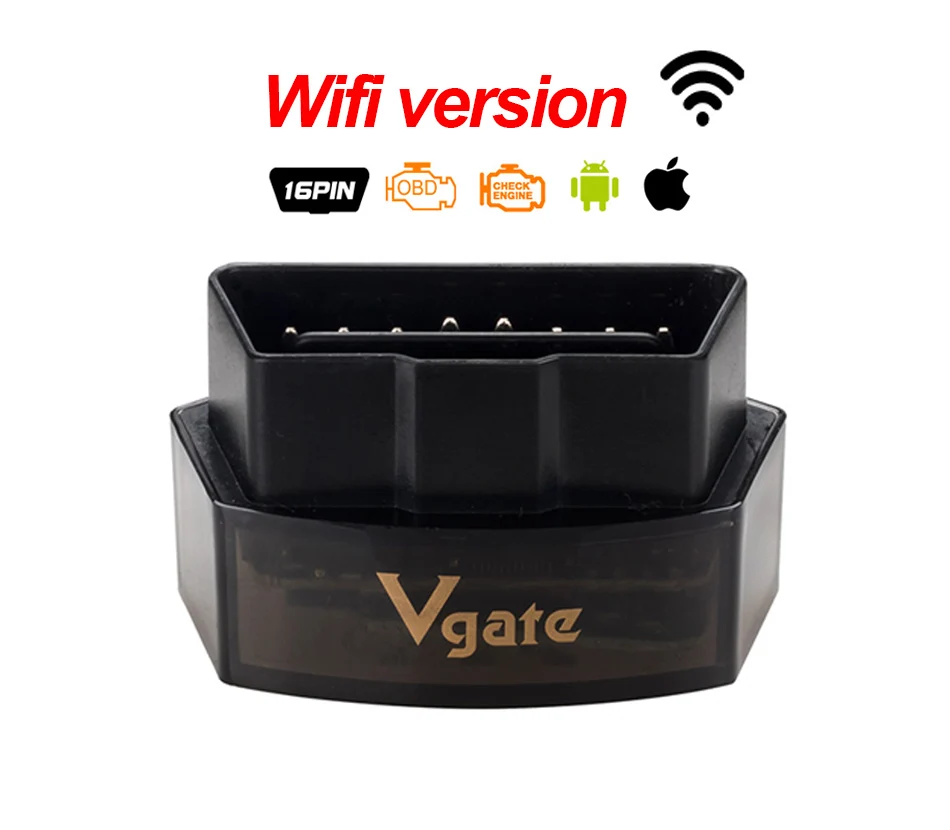 Vgate iCar Pro Bluetooth 4,0/wifi OBD2 сканер для Android/IOS как icar2 ELM327 Bluetooth автоматический считыватель кодов OBDII диагностический инструмент - Цвет: wifi