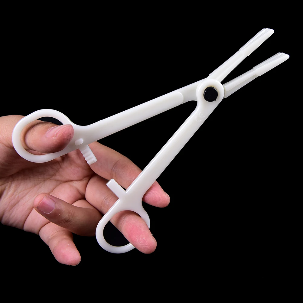 

Round Open Plier Clamp Disposable Body Piercing Plier Body Ear Lip Navel Nose Tongue Piercing Forcep Tool