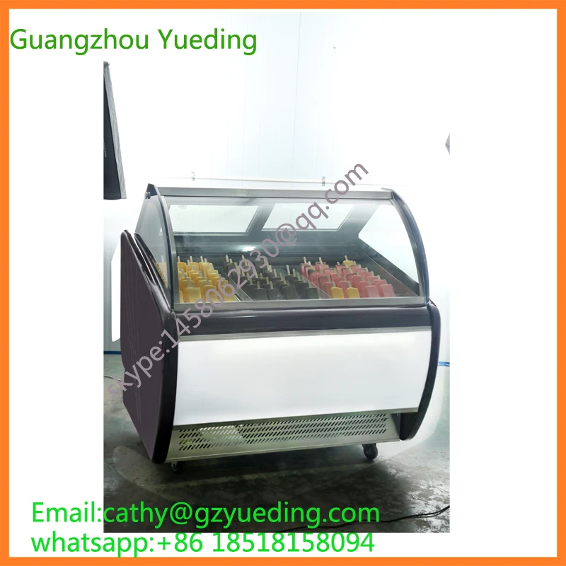 

Commercial Ice Cream Display Case / Ice Cream Popsicle Display / Ice Cream Cake Display Freezer