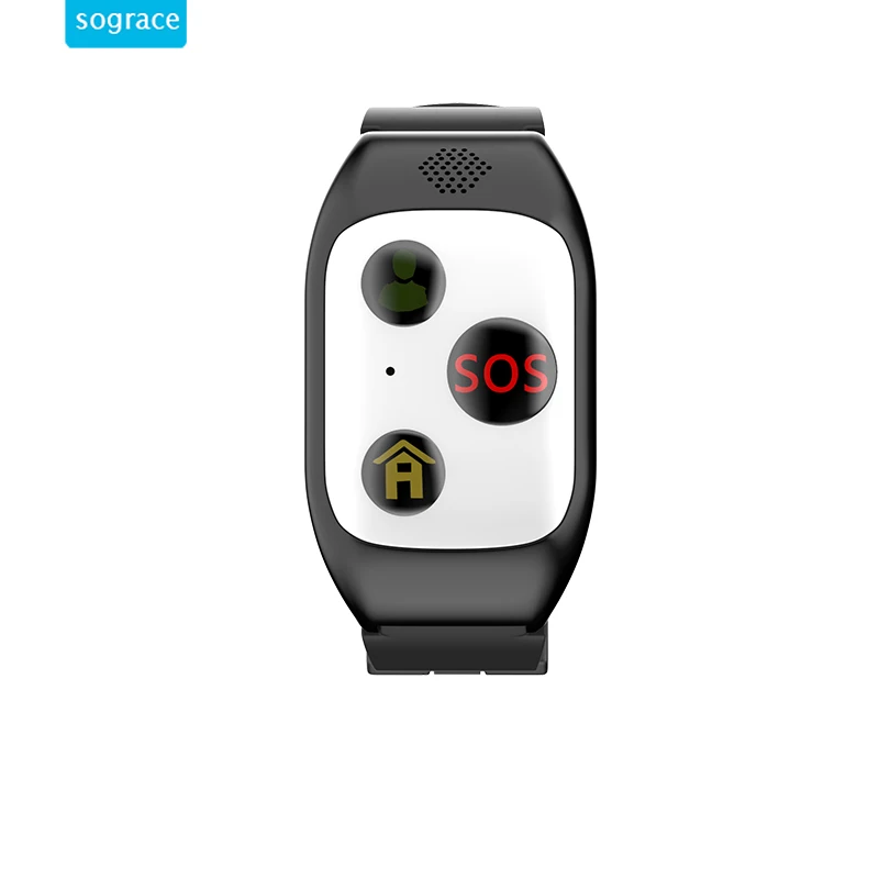

Sograce 2G F08 Elderly Smart Bracelet Anti-Lost High-precision SOS Big Battery Big Speaker IP67 Water Proof For Android iOS