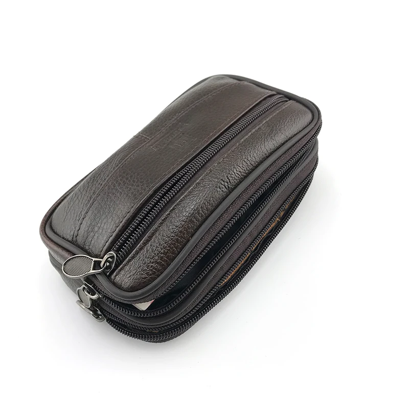 BELLO TUTTI, уличная спортивная поясная сумка из воловьей кожи для бега, многофункциональная сумка для телефона с карманом для денег, поясные сумки для мужчин кофейного цвета