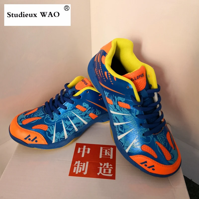 

Original Quality Chinese Brand Badminton Shoes Traning Mens Sneakers Professional Match Sports Shoes Kids Women Breathable Blue