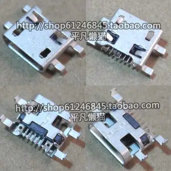 

free shipping The new for tablet PC phone Micro USB data interface plug the end mouth straight 5-pin sink plate 288