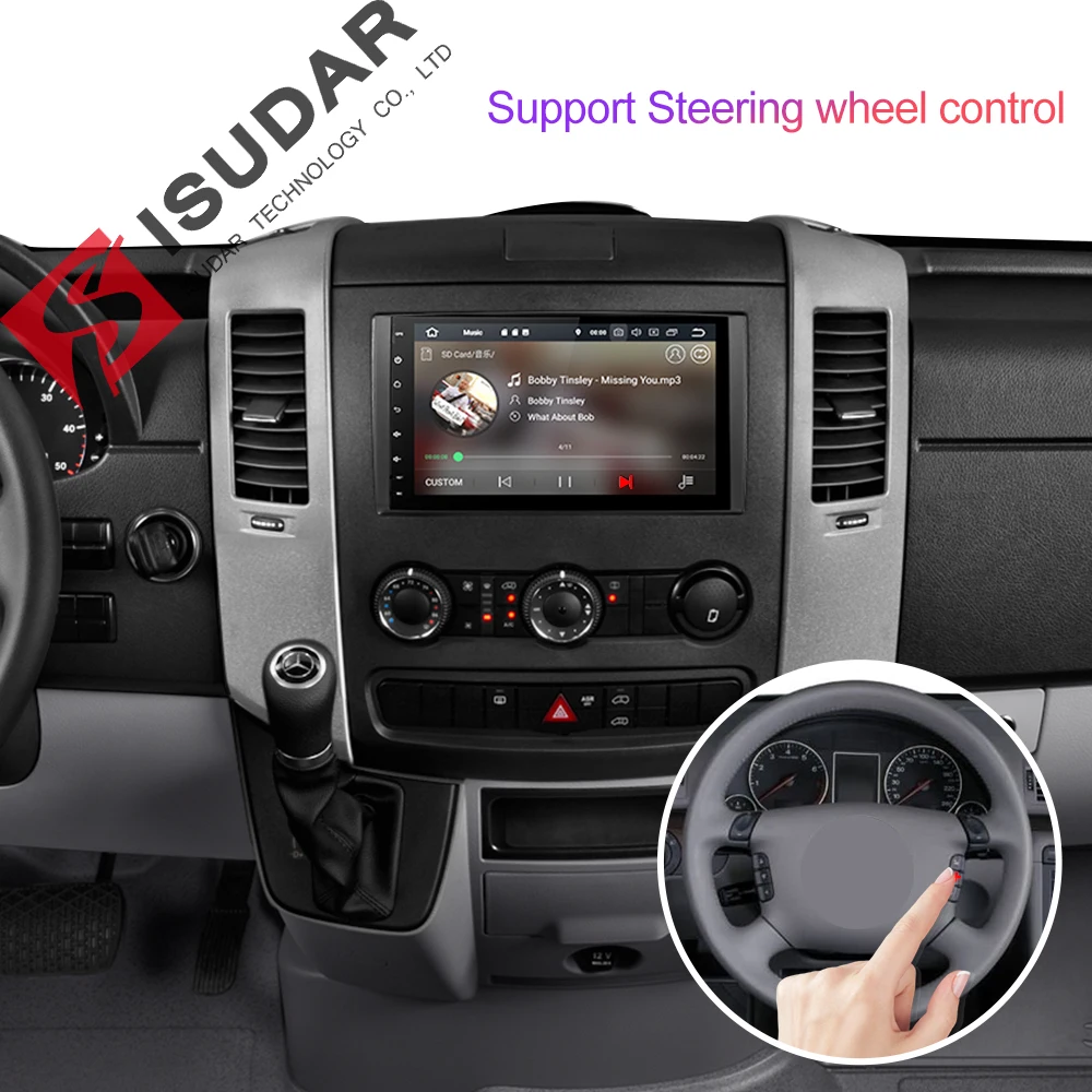 Clearance Isudar 2 Din Auto Radio Android 9 For Mercedes/Benz/Sprinter/Viano/Vito/B-class/B200/B180 Car Multimedia Video DVD Player GPS FM 3 Clearance Isudar 2 Din Auto Radio Android 9 For Mercedes/Benz/Sprinter/Viano/Vito/B-class/B200/B180 Car Multimedia Video DVD Player GPS FM 3