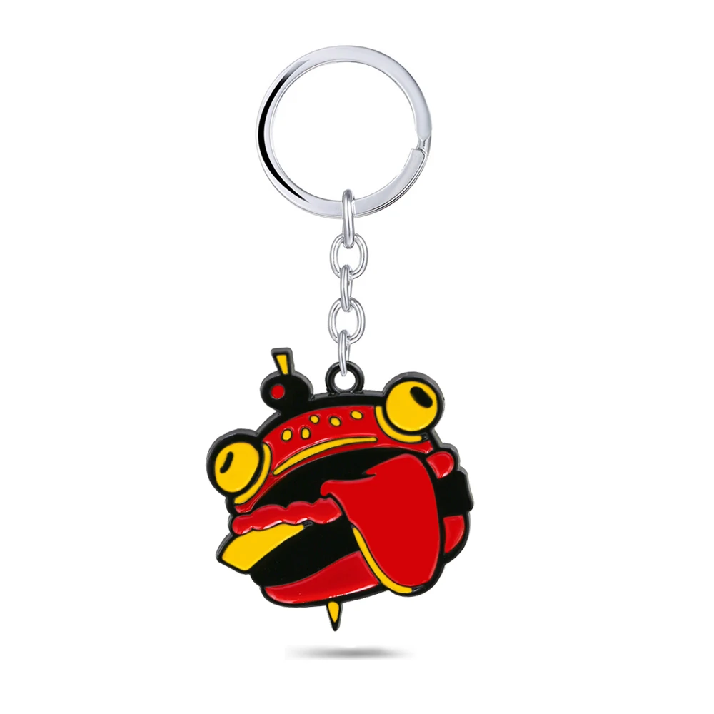 

Battle Royale Keychain Enamel Metal Boogie Bom Chug Jug Potion Forbbiden Dance Location Durr Burger Key Chain