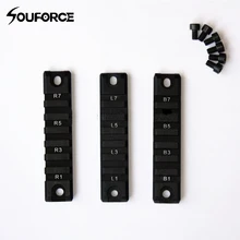 3 шт./компл. Стандартный 20 мм Вивер база Picatinny RIS 20 мм короткий рельс для G36C крепления направляющей Пикатинни адаптер