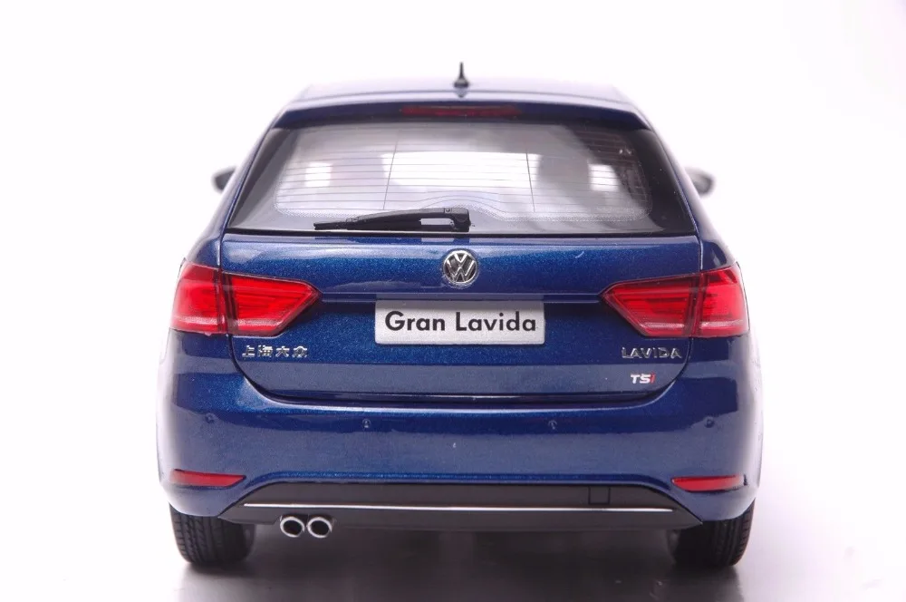 1:18 литая модель для Volkswagen VW Gran Lavida синий вагон игрушечный автомобиль миниатюрная Коллекция подарков