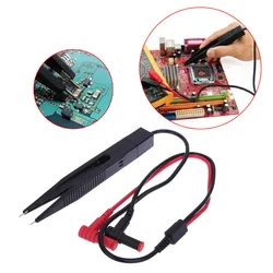 SMD Inductor Test Clip Probe Tweezers for Resistor Multimeter Capacitor  Meter Clip probe for SMD components measure PTSP
