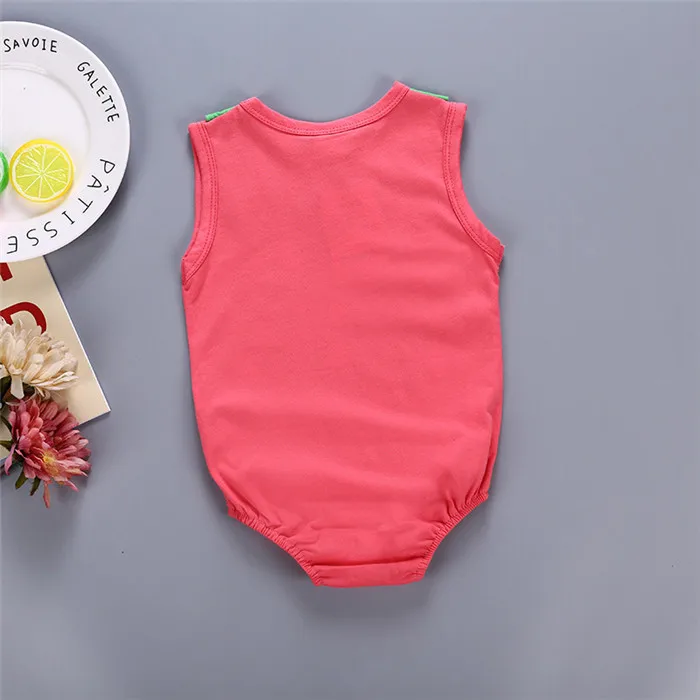Bebé recién nacido de algodón mamelucos Unisex bebé niña niño ropa de frutas de fresa sandía verano bebe ropa overoles Bebé recién nacido de algodón mamelucos Unisex bebé niña niño ropa de frutas de fresa sandía verano bebe ropa overoles