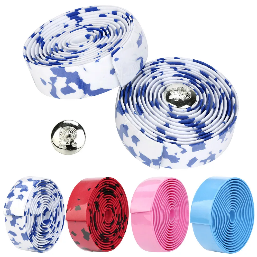 

Cycling Bike Accessories Cycling Handle Belt Bike Bicycle Cork Handlebar Tape Wrap +2 Bar Plug bicicletas YL 1.4