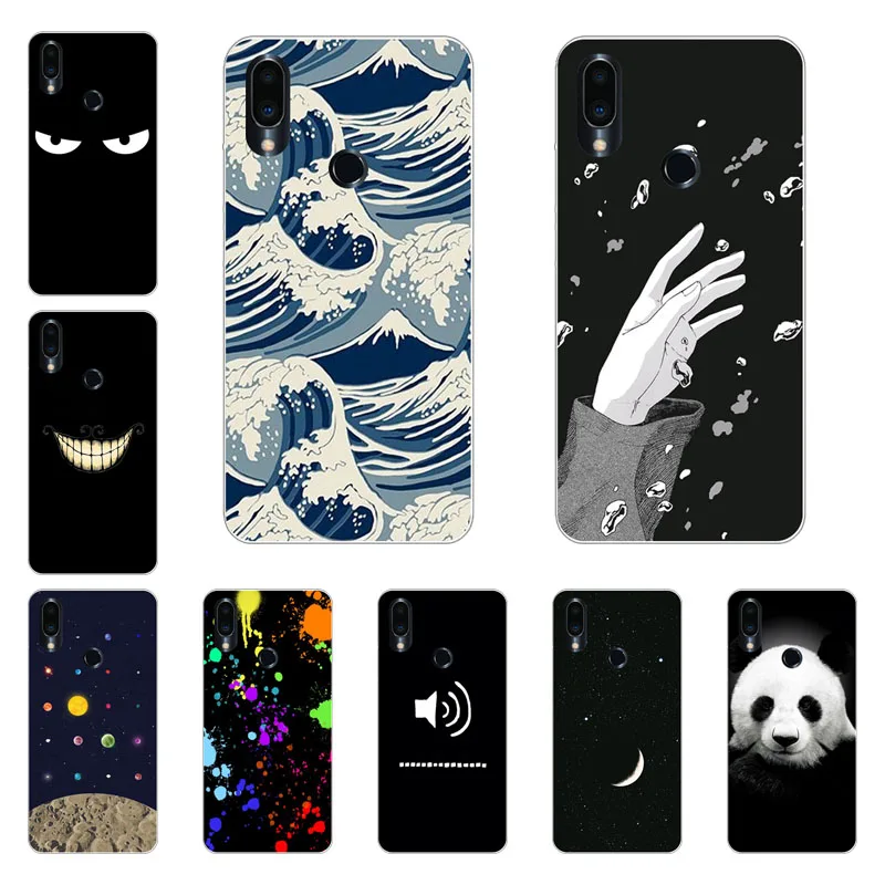 

Meizu note 9 Case,Silicon Space imagine Painting Soft TPU Back Cover for Meizu note9 Phone protect Bags shell