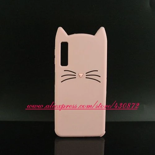 Для 3D силиконовый чехол samsung Galaxy A7 Единорог кошка Минни чехол на телефон с изображениями героев мультфильмов для samsung A7 7 SM-A750F A750F A750 - Цвет: 1