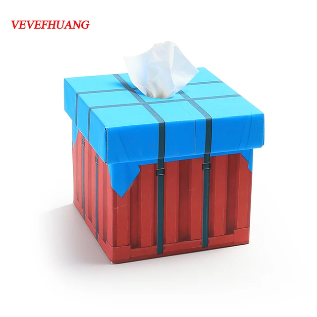 Vevefhaung Playerunknown S Battlegrounds Pubg Tissue Box Air Drop - vevefhaung playerunknown s battlegrounds pubg tissue box air drop supply crate box fashion office storeage gift present box