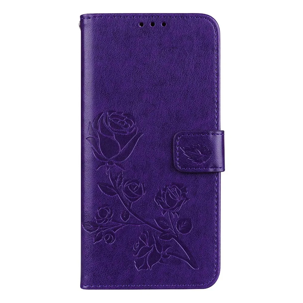 Flip Wallet Leather Case For SAMSUNG S9 Plus 3D Printed Rose Pattern Wallet Phone Back Cover with Card Slots For Galaxy S9 Funda (38)