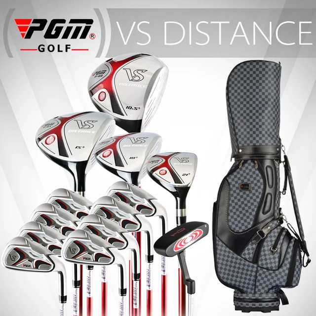 Cheap PGM for MENS, Titanium alloy for driver. Full golf set in graphite carbon shaft. Professional golf clubs complete set with bag