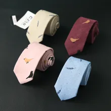 Для мужчин и wo Для мужчин корейский узкий галстук 6 см хлопок, свободный покрой, британский стиль, женские туфли-лодочки Галстуки Шея галстук-бабочка от производителя; LD003 10 шт./лот