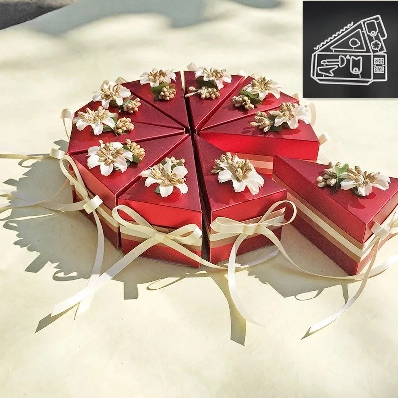 

Large size metal cutting dies CANDY GIFT WEDDING BOX For Scrapbooking Embossing Decorative Crafts DIY Paper Cards New 2018
