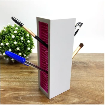 

Silicone Makeup Brush Holder Organizer Facial Make Up Brush Drying Rack Flower Shape Brushes Display Shelf Beauty Cosmetics