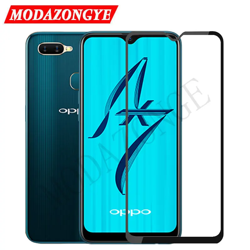 Защитное стекло для OPPO AX7 закаленное CPH1901 CPH 1901 OPPOAX7 AX 7 A7 с полным покрытием