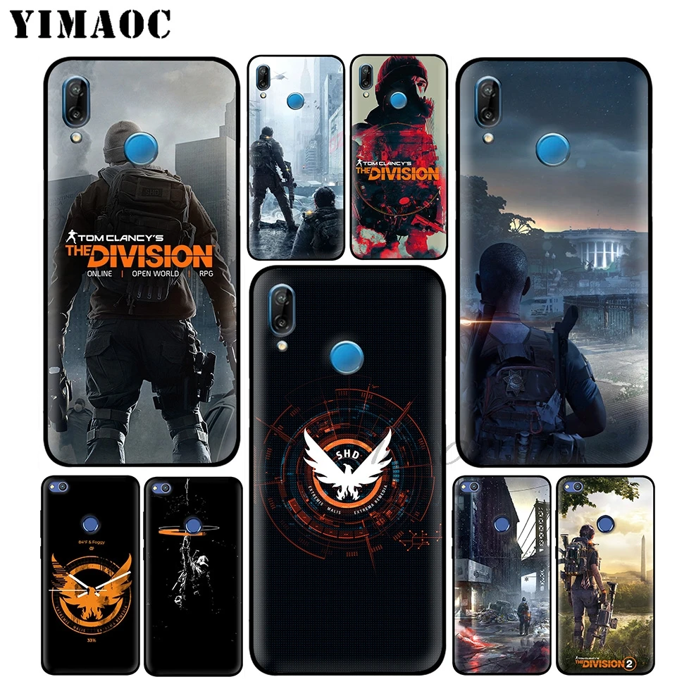 Мягкий чехол YIMAOC Tom Clancy's Division для huawei Honor mate 20 9X Note 10 Pro 8X8 6A 7A 7X 7C Y9 Y7 Y6 Prime 2018 2017 View |