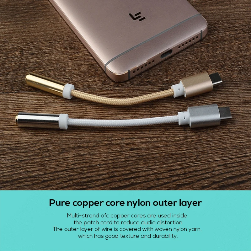Адаптер для наушников Huawei Mate 20 P30 Pro Xiaomi Mi 6 8 9 SE LeTV 2 аудиокабель с разъемом USB C 3 5 и AUX