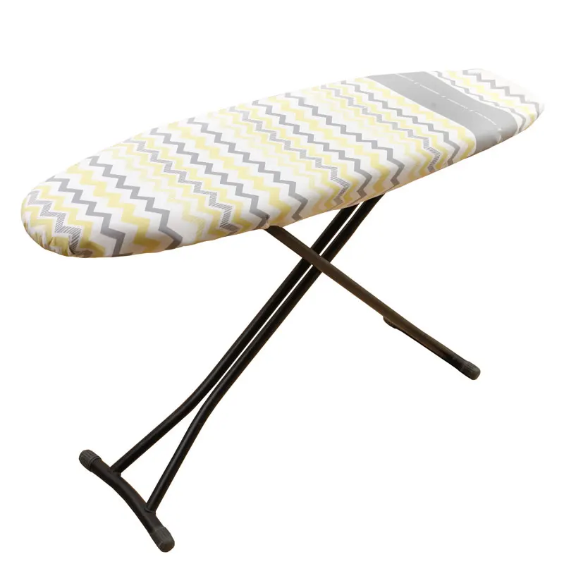 1 Piece European style ironing board cover/pad blue/yellow stripe, anti heat, free shipping