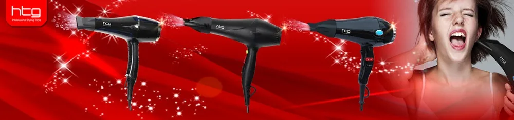 HTG профессиональный фен для волос 2300 Вт, ионный и инфракрасный супер мощный компактный размер, блестящий двигатель переменного тока, фен для волос, фен для волос HT039A