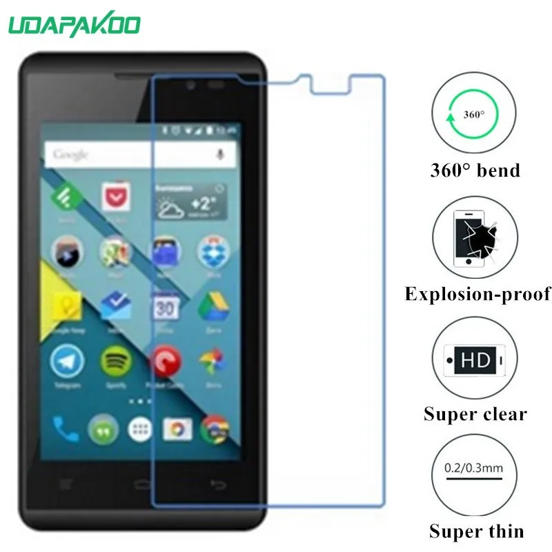 Udapakoo прозрачная закаленная (мягкое стекло) пленка для Micromax Bolt D305 нано