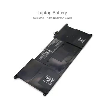 

New Arrival 7.4V 4800mAh 35Wh C23-UX21 Original Laptop Batttery for Asus ZenBook UX21 UX21A UX21E UX21E-DH52 Series Netbook