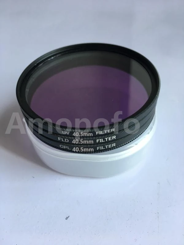

(4 in1 ) 40.5mm Ultra-Violet UV filter+CPL Filter+FLD Fluorescent Filter+ Lens Brush For Canon/for Nikon /for Sony camera lens