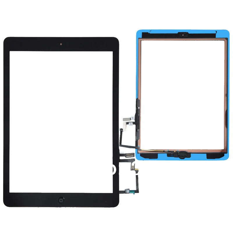 

Free Shipping White/Black Touch Screen Digitizer + Home Button + Adhesive Assembly with Tools Replacement for iPad Air 5th